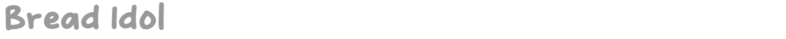 Bread Idol font preview